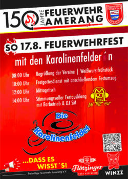 FFW Amerang_Plakat_Feuerwehrfest
