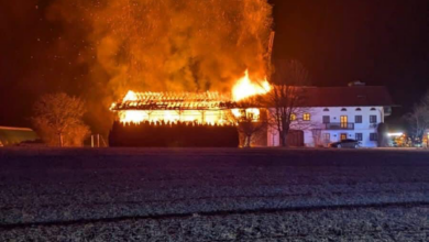 Brand Bauernhof