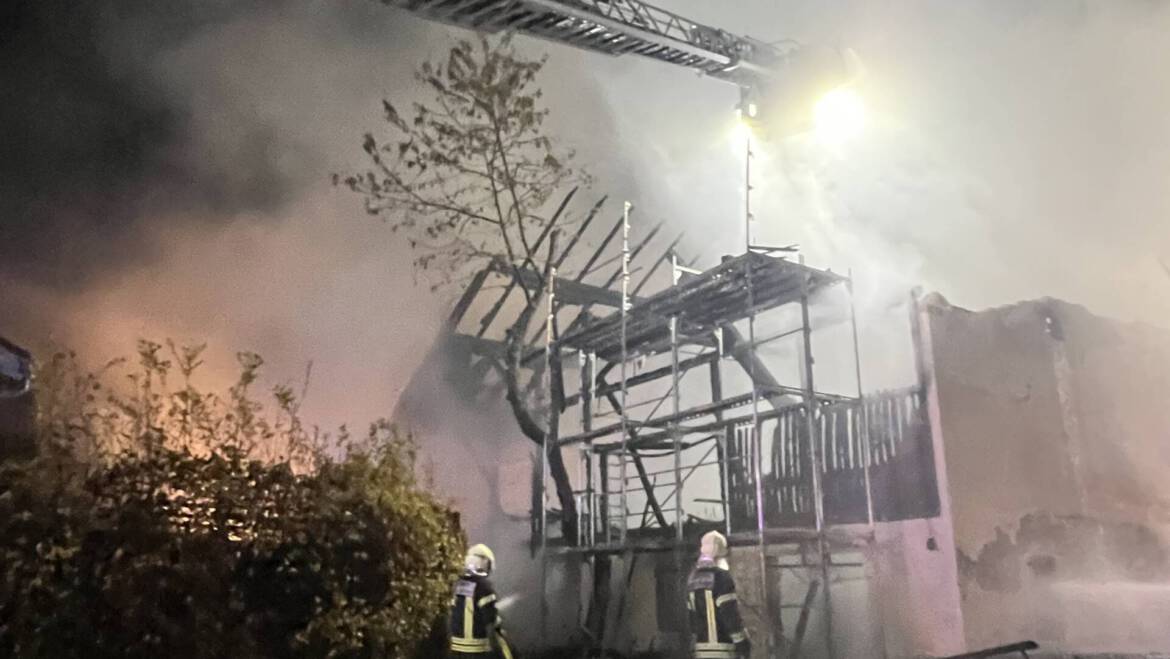 Brand Bauernhof